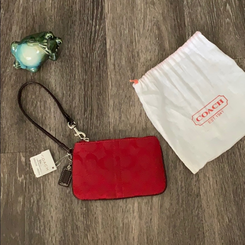 Red Coach wallet